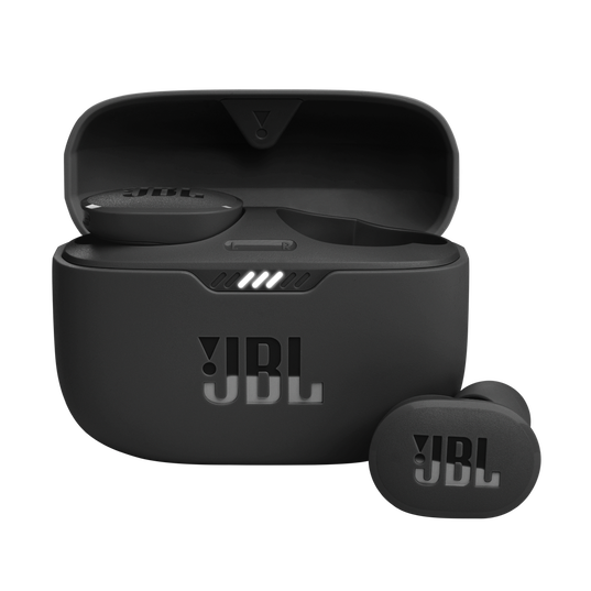 JBL Tune 130NC TWS - Black - True wireless Noise Cancelling earbuds - Hero